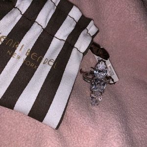 Henri Bendel Pave Halo Ring